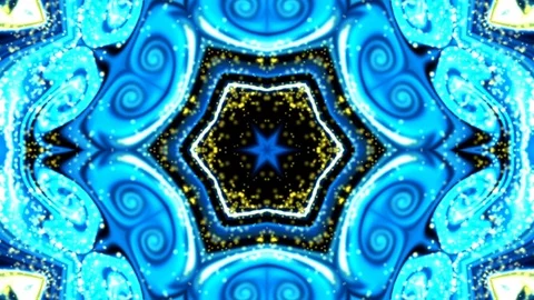 Abstract of Kaleidoscope sequence patterns Video stock 124942510