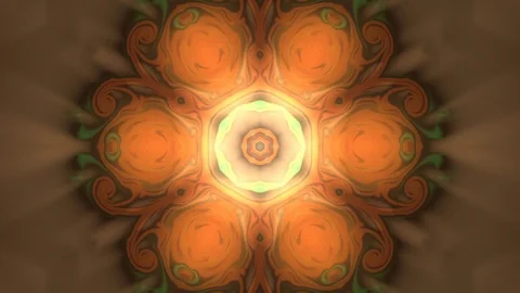 Abstract of Kaleidoscope sequence patterns 스톡 동영상 124942534