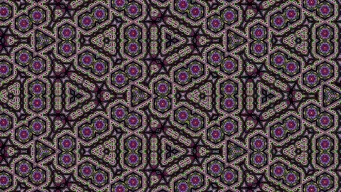 Abstract of Kaleidoscope sequence patterns 스톡 동영상 124942688