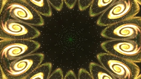 Abstract of Kaleidoscope sequence patterns 스톡 동영상 124943359