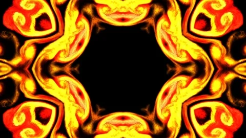 Abstract of Kaleidoscope sequence patterns 스톡 동영상 124943380