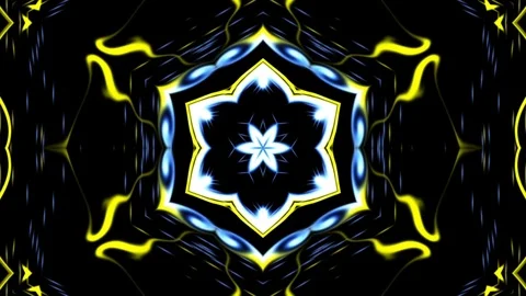 Abstract of Kaleidoscope sequence patterns Video stock 124943395