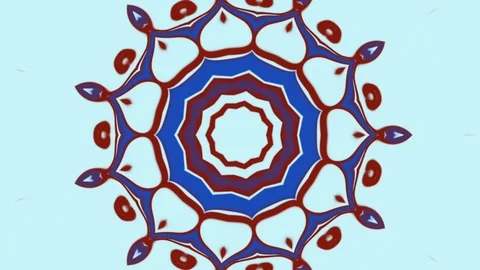 Abstract of Kaleidoscope sequence patterns Stock Footage 124943401
