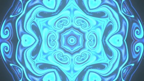 Abstract of Kaleidoscope sequence patterns 스톡 동영상 124943438