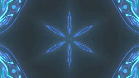 Abstract of Kaleidoscope sequence patterns 스톡 동영상 124943444