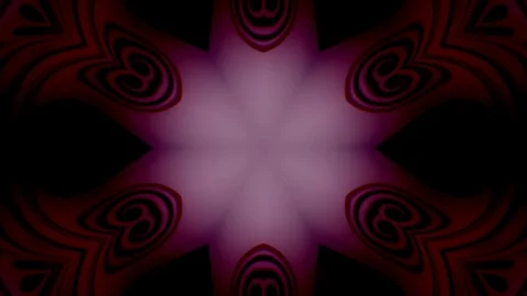 Abstract of Kaleidoscope sequence patterns Stock Footage 124943481