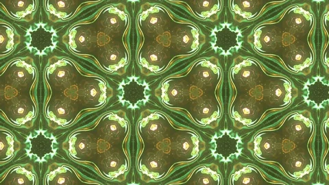 Abstract of Kaleidoscope sequence patterns Stock Footage 124943542