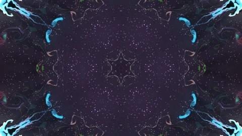 Abstract of Kaleidoscope sequence patterns Stock Footage 124943559
