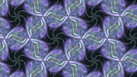 Abstract of Kaleidoscope sequence patterns Stock Footage 124943585