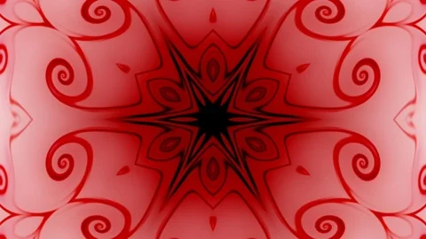 Abstract of Kaleidoscope sequence patterns Stock Footage 124943594