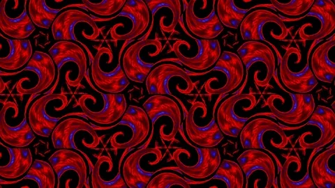 Abstract of Kaleidoscope sequence patterns 스톡 동영상 124943612