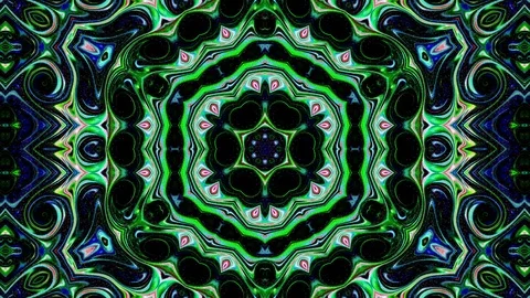 Abstract of Kaleidoscope sequence patterns 스톡 동영상 124943662
