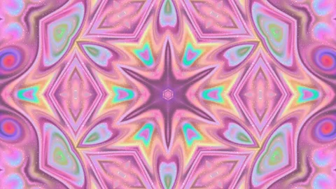 Abstract of Kaleidoscope sequence patterns Video stock 124943670