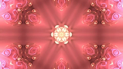 Abstract of Kaleidoscope sequence patterns 스톡 동영상 124943735