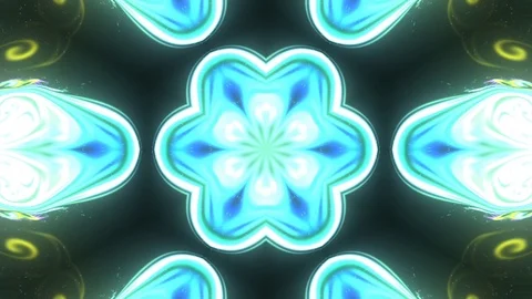 Abstract of Kaleidoscope sequence patterns 스톡 동영상 124943753
