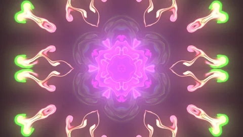 Abstract of Kaleidoscope sequence patterns Stock Footage 124943772