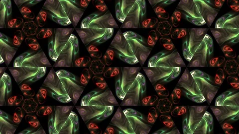 Abstract of Kaleidoscope sequence patterns 스톡 동영상 124943791