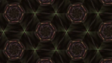 Abstract of Kaleidoscope sequence patterns Stock Footage 124943817