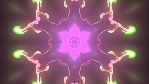 Abstract of Kaleidoscope sequence patterns Stock Footage 124943825