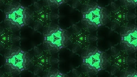 Abstract of Kaleidoscope sequence patterns Stock Footage 124943852