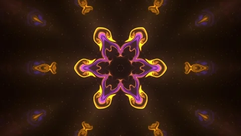 Abstract of Kaleidoscope sequence patterns Stock Footage 124943860