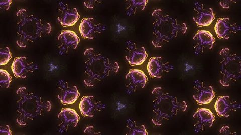 Abstract of Kaleidoscope sequence patterns 스톡 동영상 124943869