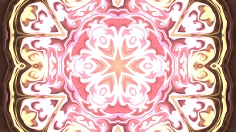 Abstract of Kaleidoscope sequence patterns Video stock 124943884