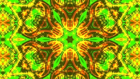 Abstract of Kaleidoscope sequence patterns Video stock 124943960