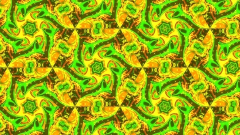 Abstract of Kaleidoscope sequence patterns Video stock 124943968