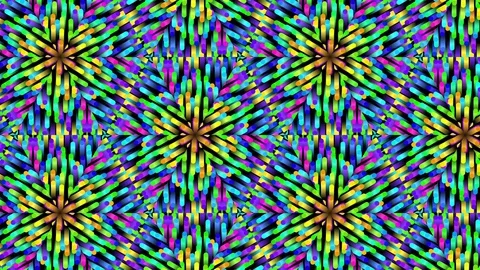 Abstract of Kaleidoscope sequence patterns 스톡 동영상 124944044