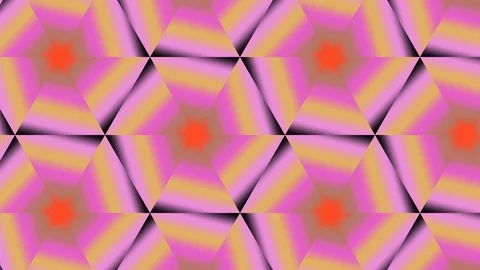 Abstract of Kaleidoscope sequence patterns Video stock 124944048