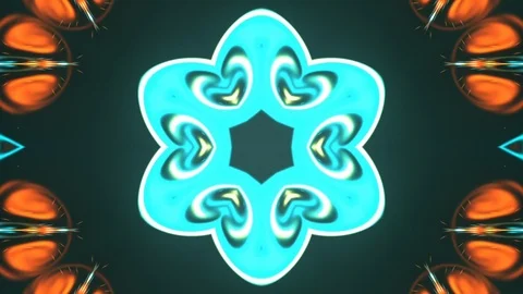 Abstract of Kaleidoscope sequence patterns Video stock 124944070