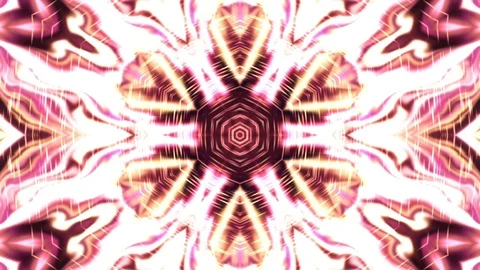 Abstract of Kaleidoscope sequence patterns 스톡 동영상 124944082
