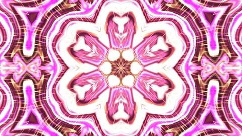 Abstract of Kaleidoscope sequence patterns Stock Footage 124944116
