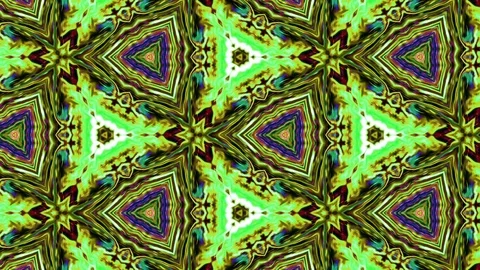 Abstract of Kaleidoscope sequence patterns Video stock 124944165