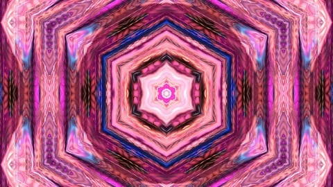 Abstract of Kaleidoscope sequence patterns 스톡 동영상 124944169
