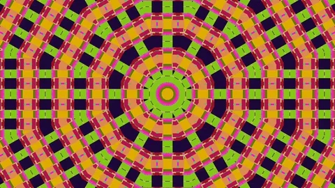 Abstract of Kaleidoscope sequence patterns 스톡 동영상 124944208