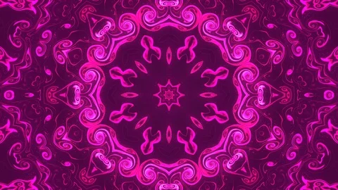 Abstract of Kaleidoscope sequence patterns Stock Footage 124944581