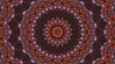 Abstract of Kaleidoscope sequence patterns 스톡 동영상 124944584