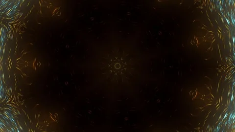 Abstract of Kaleidoscope sequence patterns 스톡 동영상 124944692