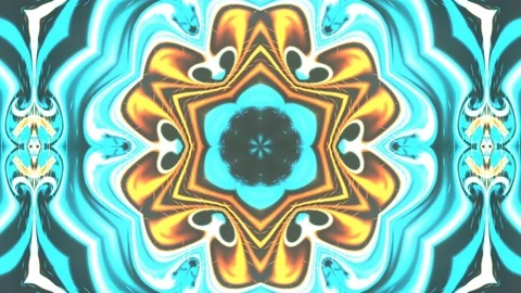 Abstract of Kaleidoscope sequence patterns Video stock 124944706
