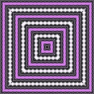 Abstract kaleidoscope square frames pattern 스톡 일러스트