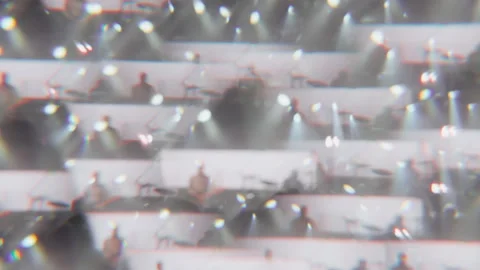 Abstract Kaleidoscope Stage Lights Loop Video stock 341834762