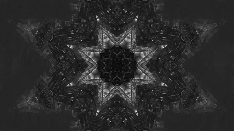 Abstract Kaleidoscope Visual Color Pull 動画素材 325154167