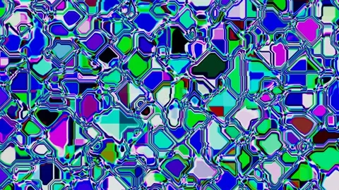 Abstract Kaleidoscope  VJ Loop Background 4K Stock Footage 207825151