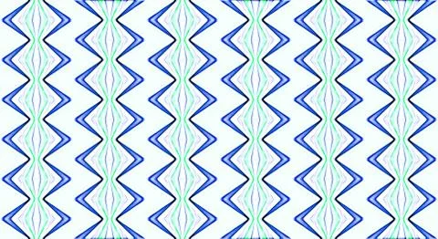 Abstract Kaleidoscope zigzag shape geometric background. Illustrazione stock