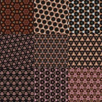 Abstract kaleidoscopic background Stock Illustration