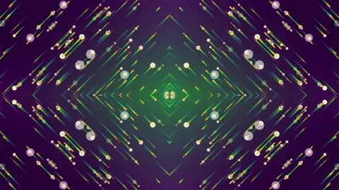 Abstract Kaleidoscopic Background. Loop Stock Footage 73991824