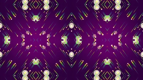 Abstract Kaleidoscopic Background. Loop Stock Footage 73991993