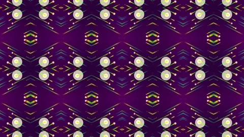 Abstract Kaleidoscopic Background. Loop Stock Footage 73992057